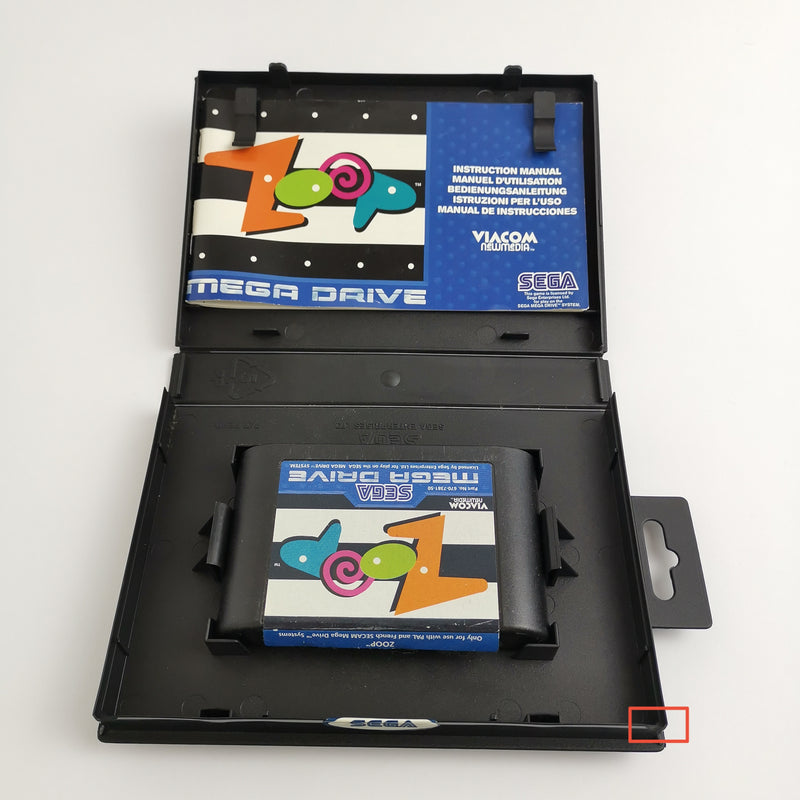 Sega Mega Drive Game: Zoop - Original Packaging &amp; Instructions | MD PAL 16-bit [1]
