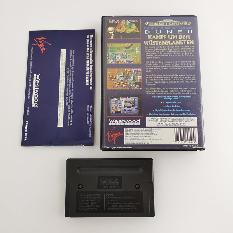 Sega Mega Drive Spiel : Dune II 2 Kampf um den Wüstenplaneten - OVP & Anleitung