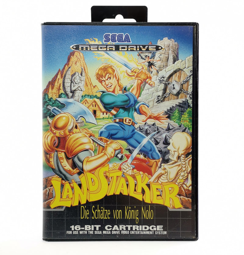 Sega Mega Drive Game: Landstalker + Guide - OVP &amp; Instructions | MD PAL 16-bit
