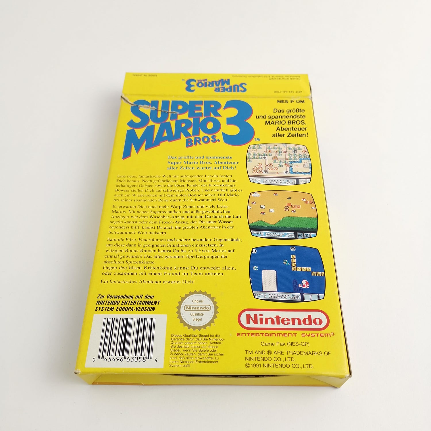 Nintendo Entertainment System Spiel : Super Mario Bros. 3 - OVP & Anleitung PAL