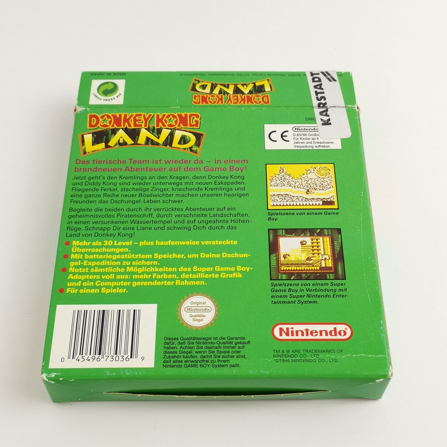 Nintendo Game Boy Classic Game: Donkey Kong Land - OVP & Instructions PAL NOE [1]