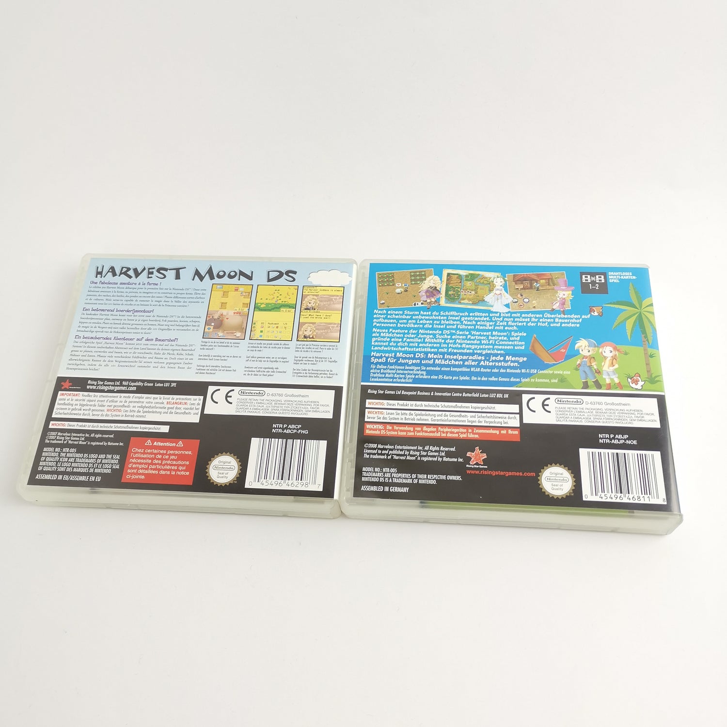 Nintendo DS Spiele : Harvest Moon & Harvest Moon Mein Inselparadies | OVP PAL