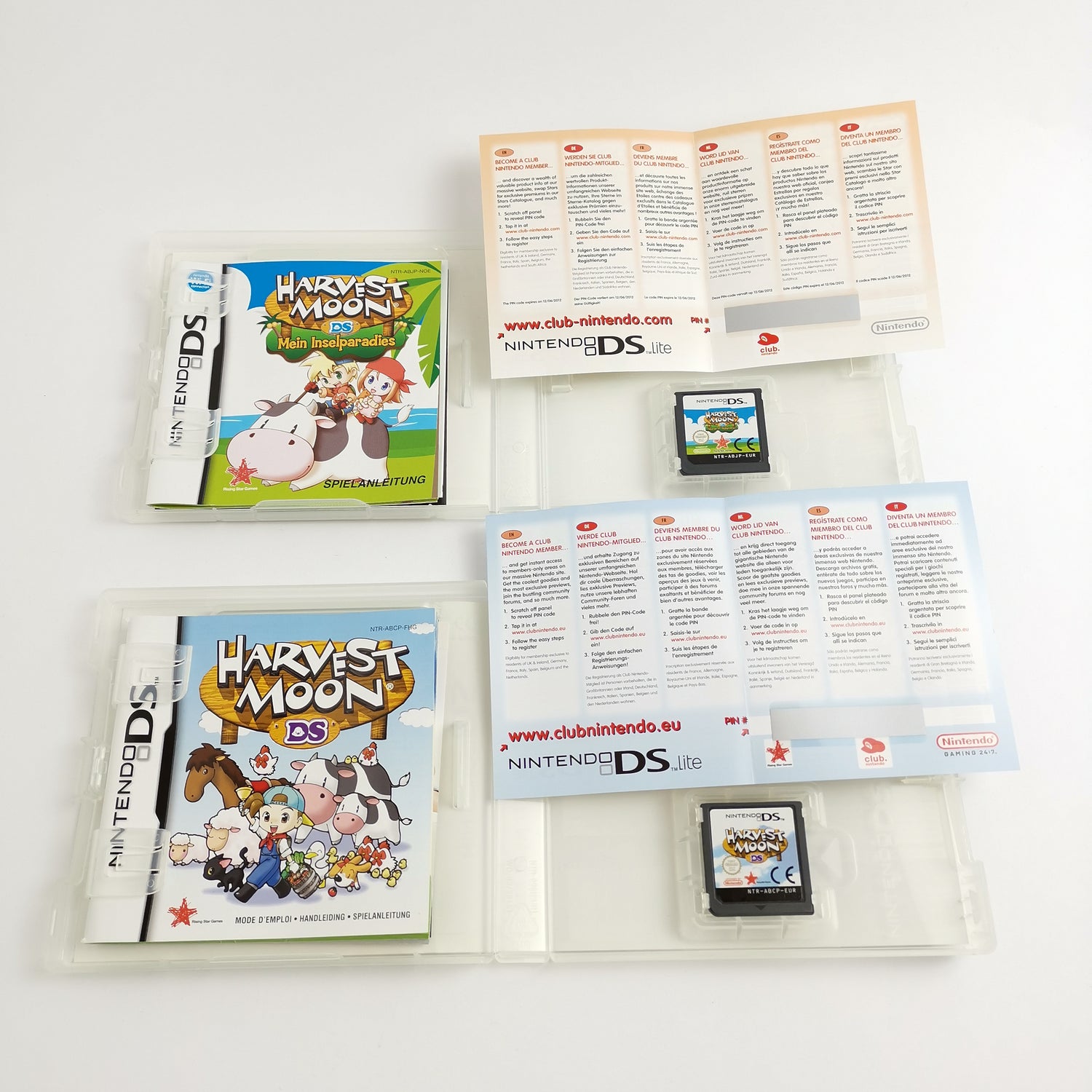 Nintendo DS games: Harvest Moon & Harvest Moon My Island Paradise | OVP PAL