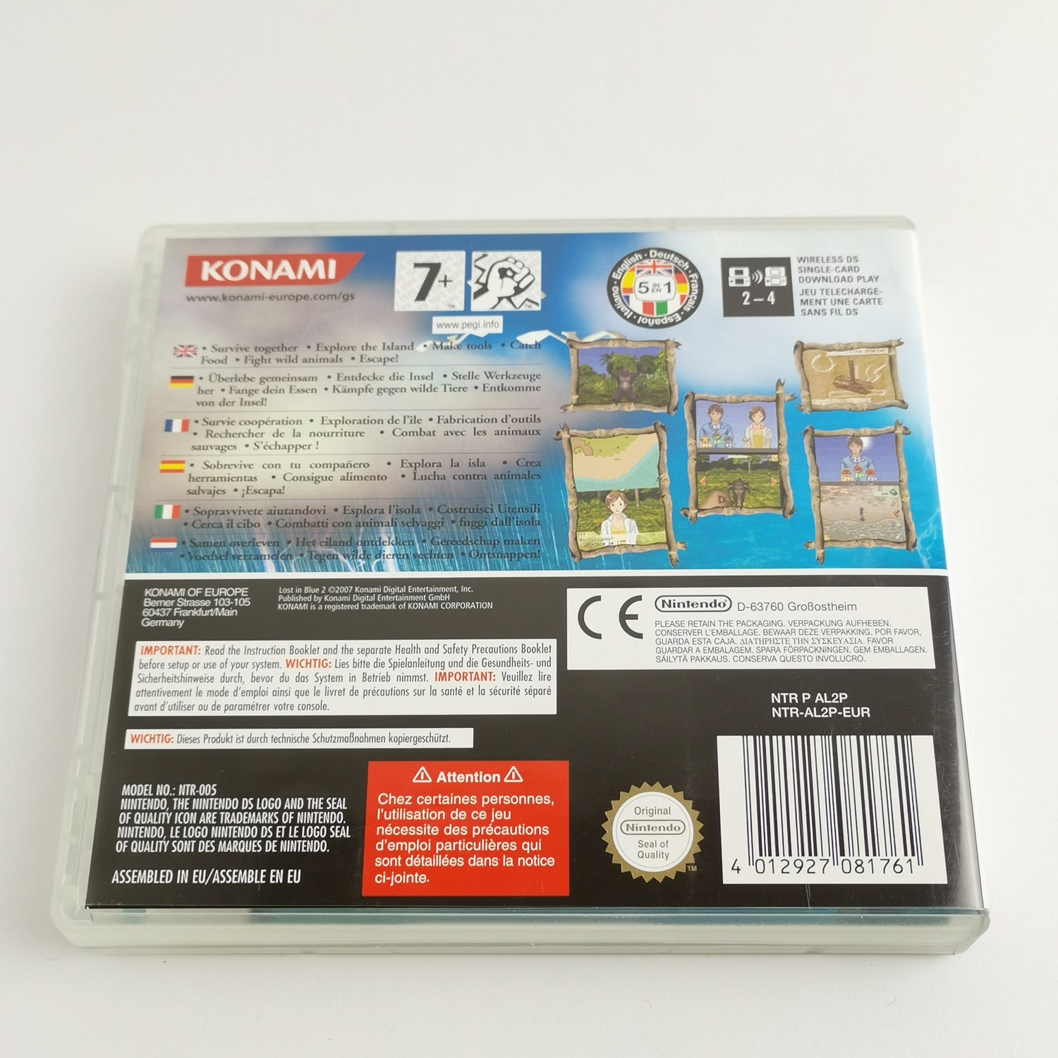 Nintendo DS game: Lost in Blue 2 - OVP & manual PAL | 3DS Konami