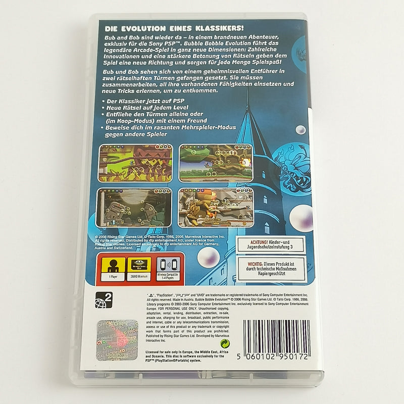 Sony PSP Spiel Bubble Bobble Evolution - OVP & Anleitung | Playstation Portable