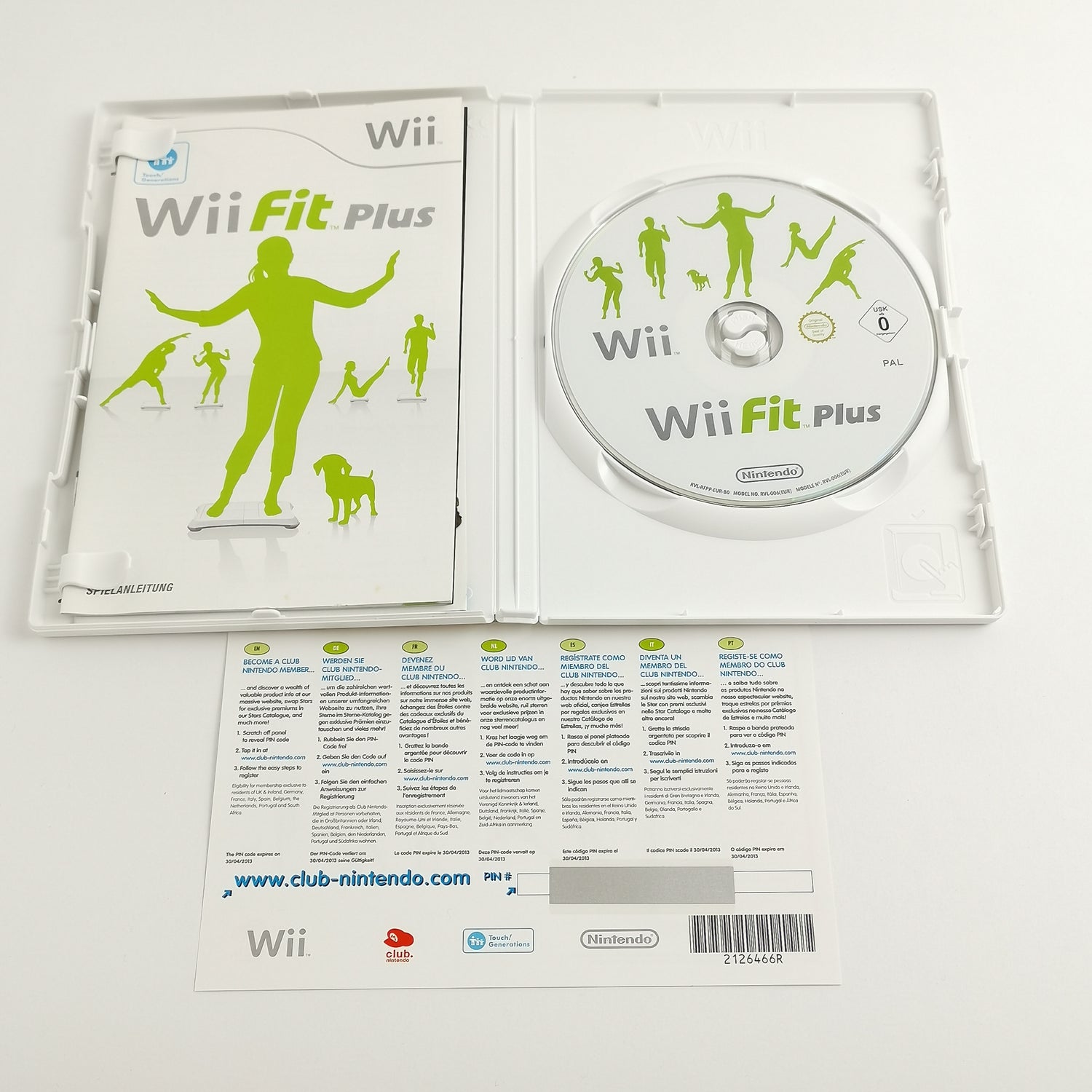 Nintendo Wii games: Wii Fit & Wii Fit plus with balance board instructions | Original packaging
