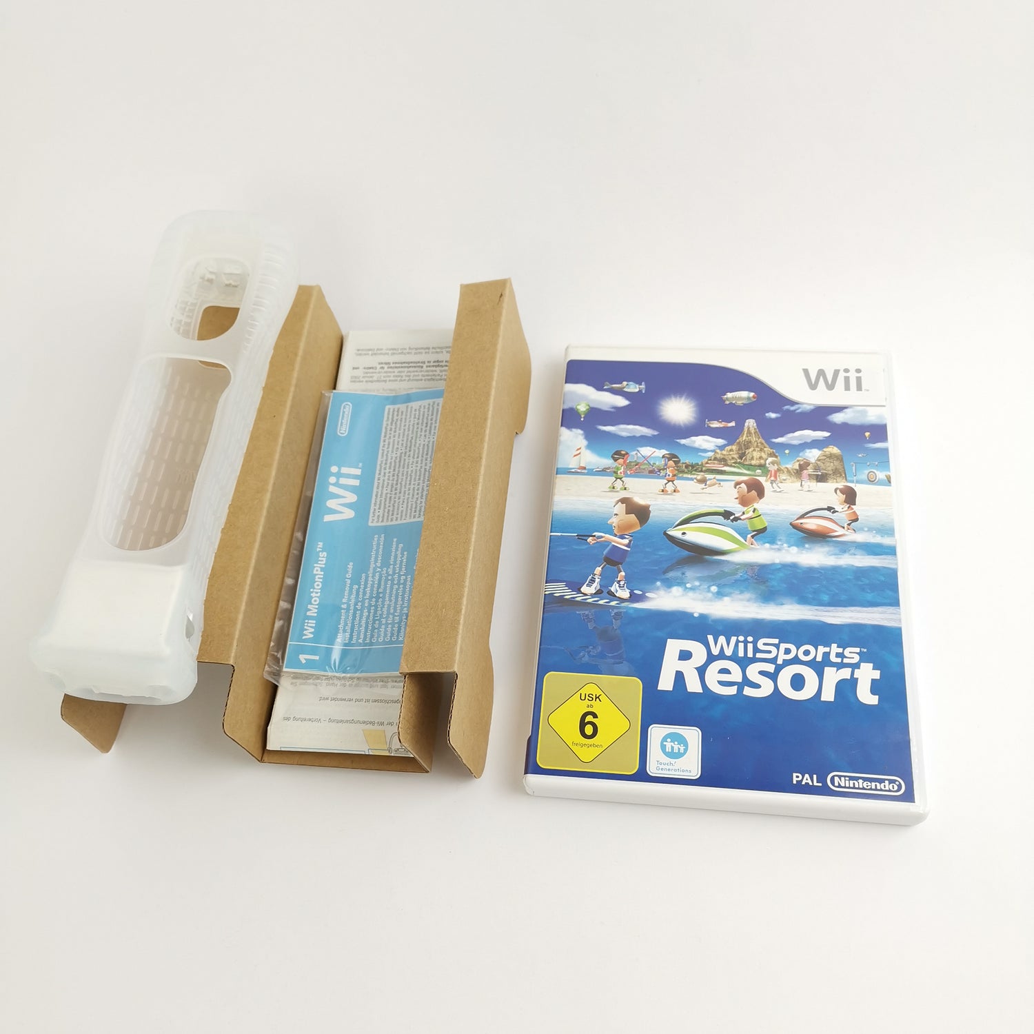 Nintendo Wii Spiel : Wii Sports Resort mit Motion Plus - OVP & Anleitung PAL