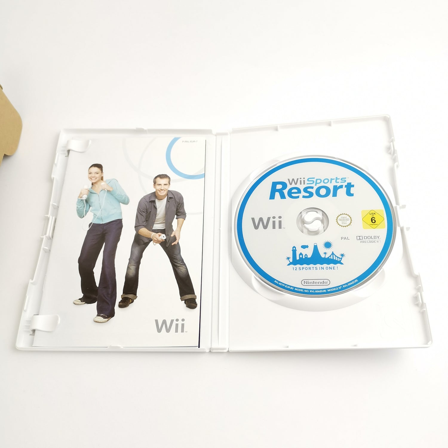 Nintendo Wii game: Wii Sports Resort with Motion Plus - original packaging & instructions PAL