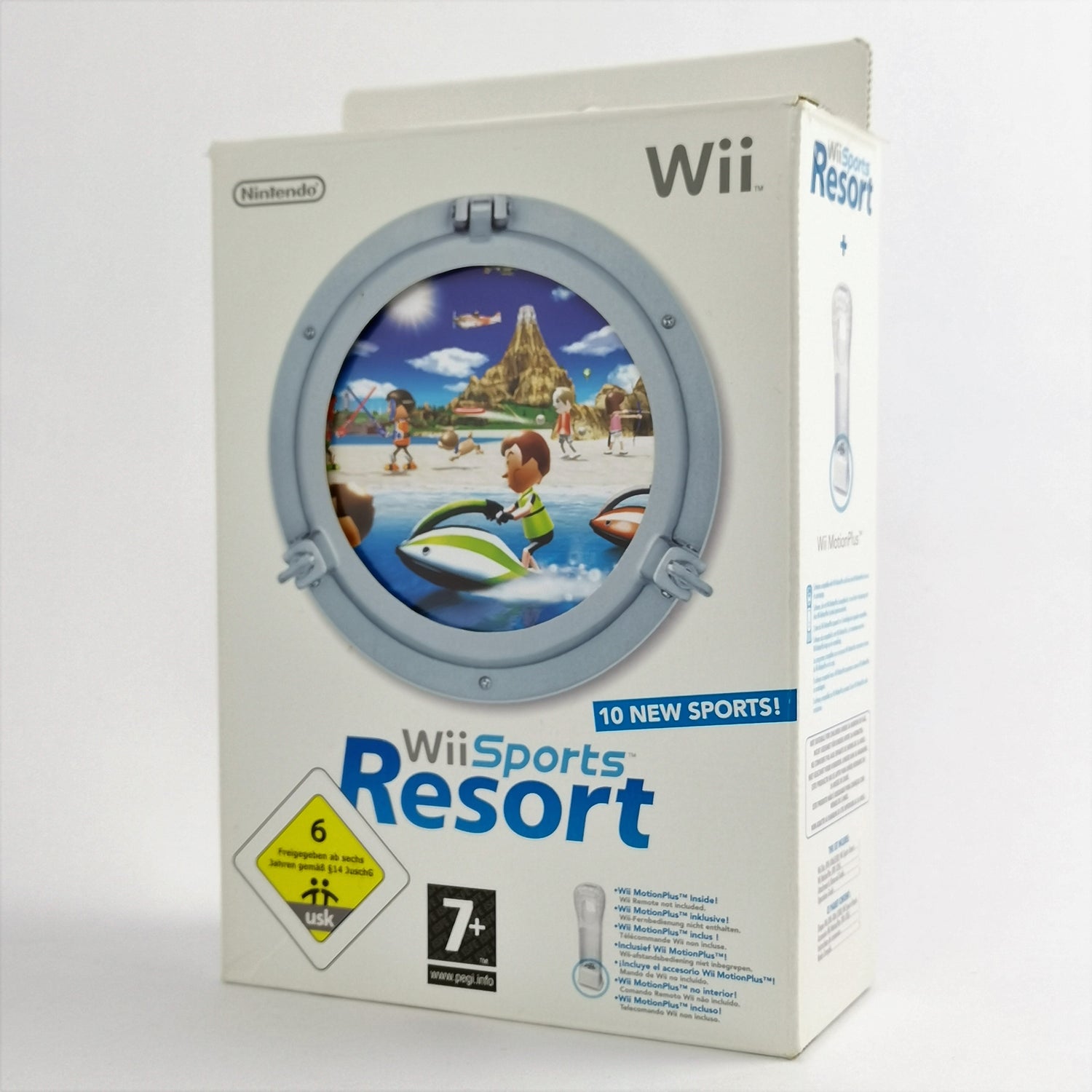 Nintendo Wii game: Wii Sports Resort with Motion Plus - original packaging & instructions PAL