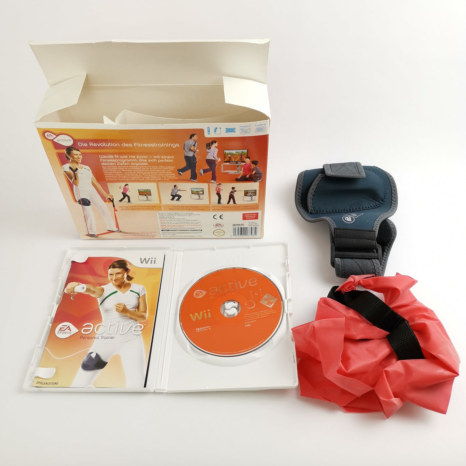 Nintendo Wii game: Active Personal Trainer with belt - original packaging & instructions PAL