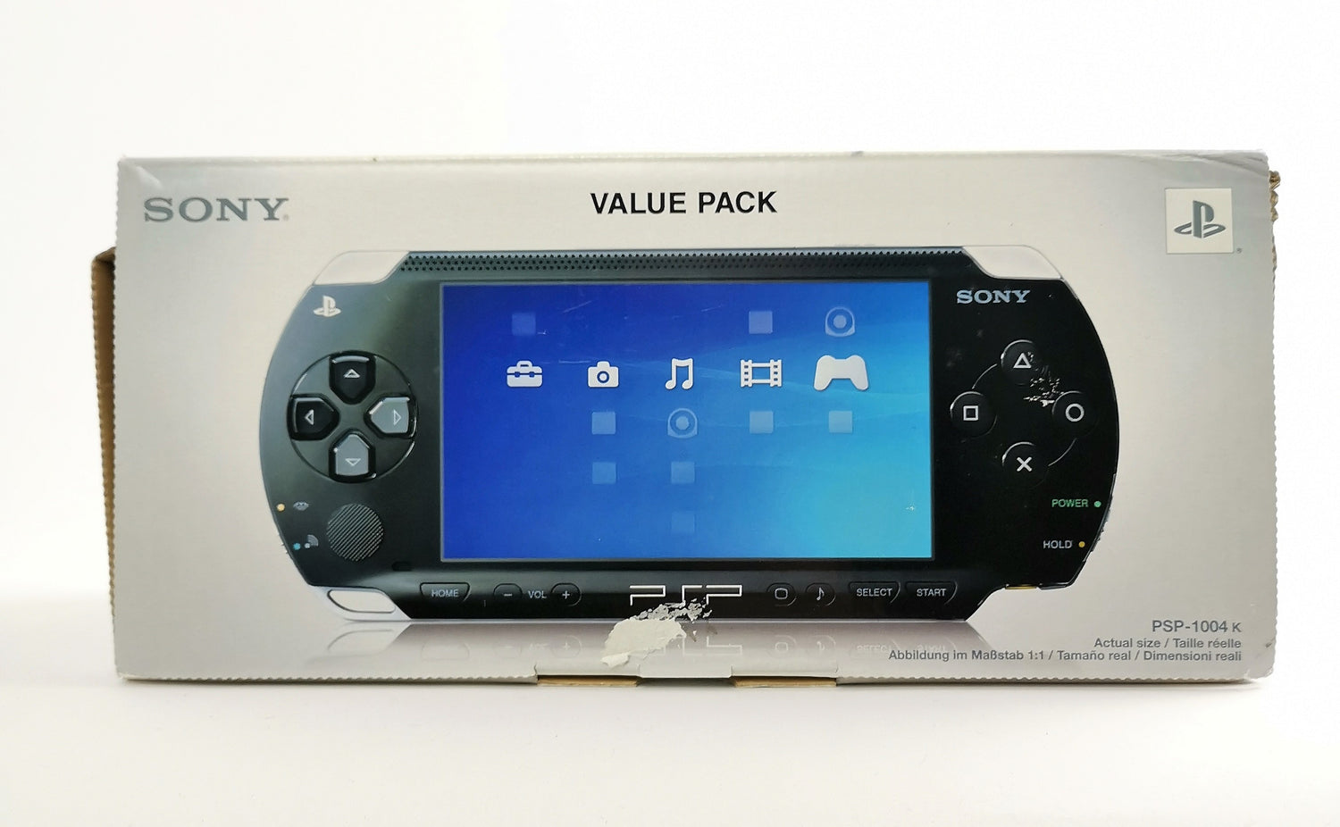 Sony Playstation Portable Console: Value Pack in original packaging with 4 games - DEFECTIVE [1]