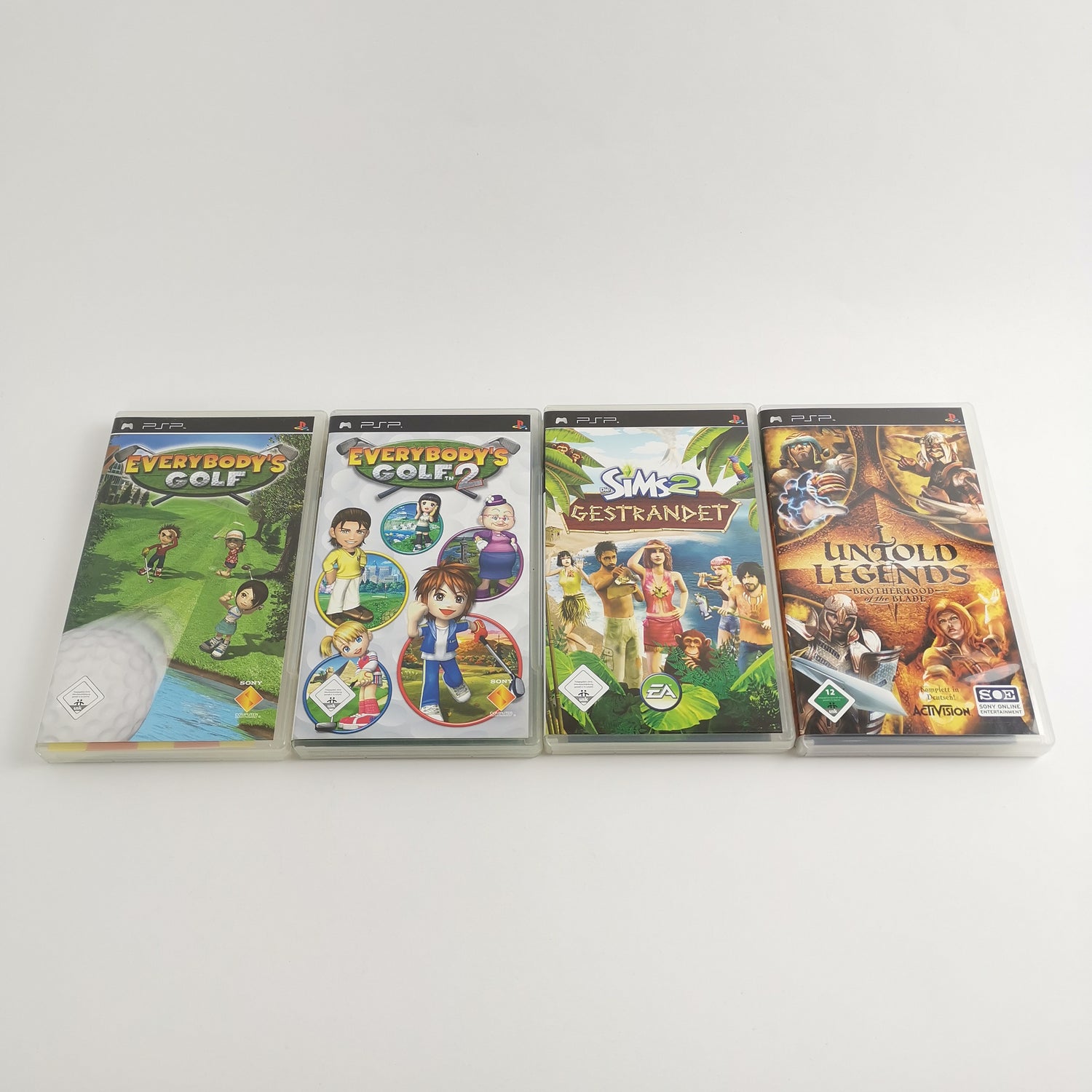 Sony Playstation Portable Konsole : Value Pack in OVP mit 4 Spielen - DEFEKT [1]