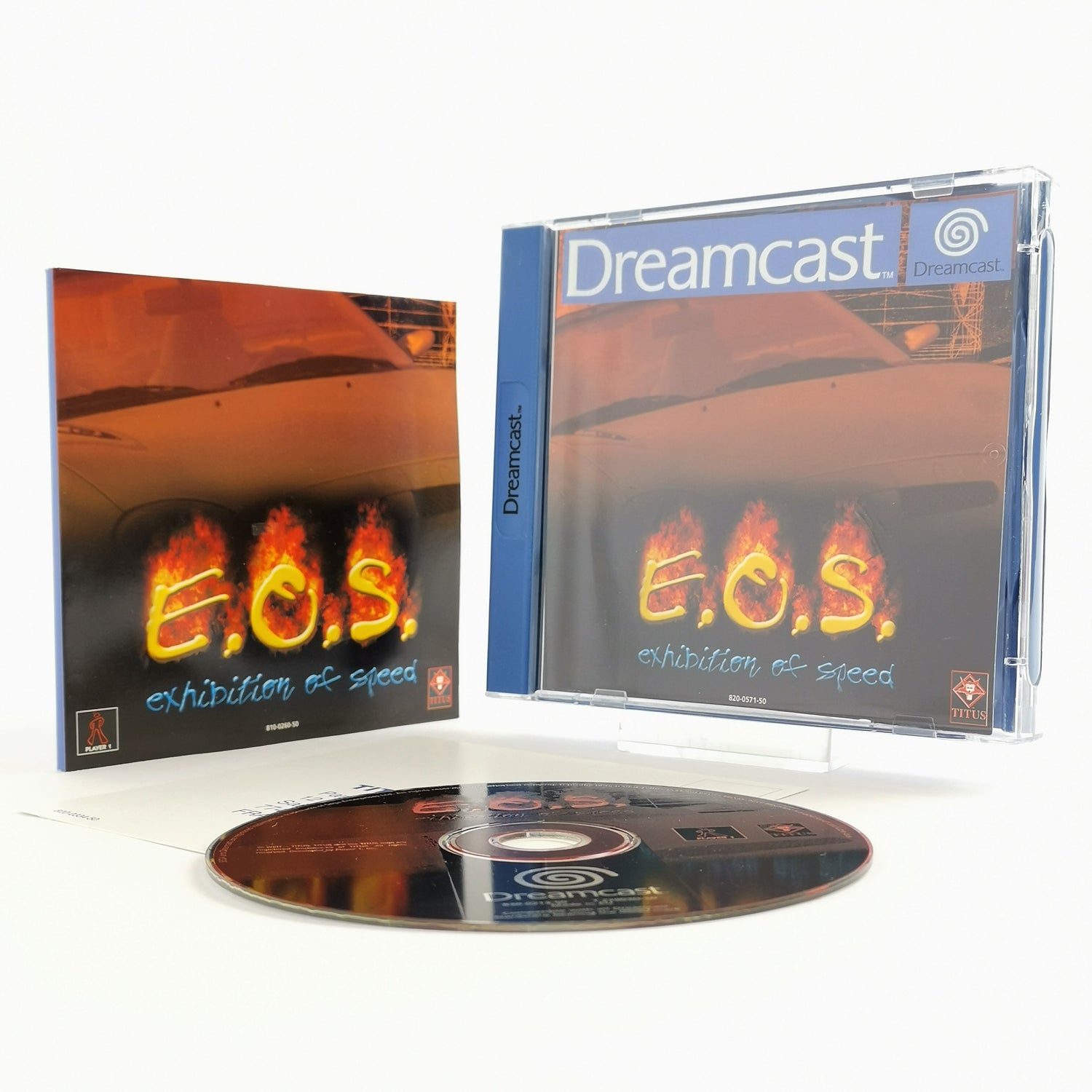 Sega Dreamcast Spiel : E.O.S. Exhibition of Speed - OVP & Anleitung PAL | DC