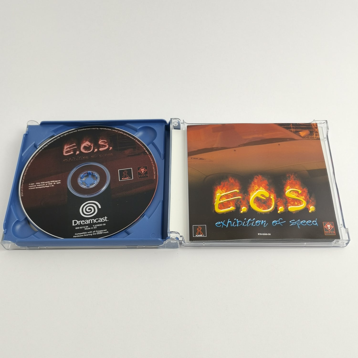 Sega Dreamcast game: EOS Exhibition of Speed ​​- OVP & manual PAL | DC