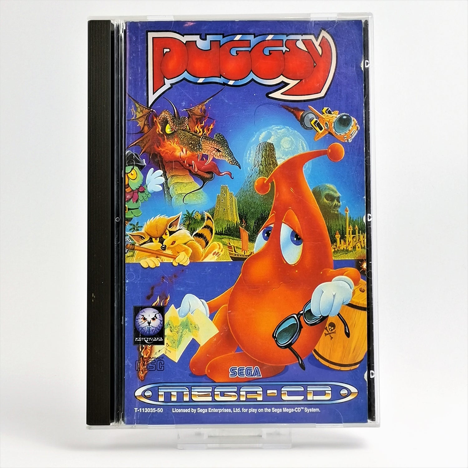 Sega Mega CD Game: Puggsy - Original Packaging & Instructions PAL UK Version | Disc system