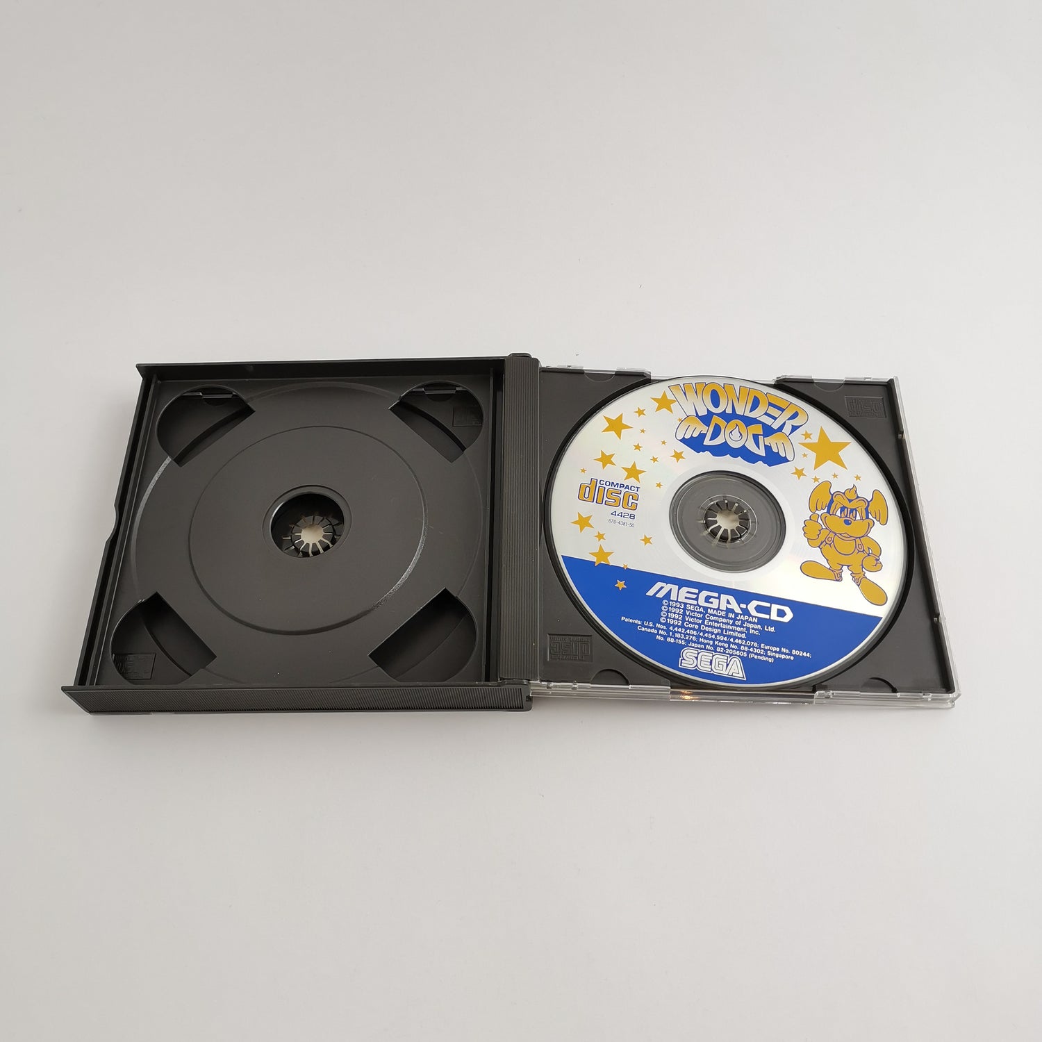 Sega Mega-CD Spiel : Wonder Dog - OVP & Ohne Anleitung PAL Version | Disc System