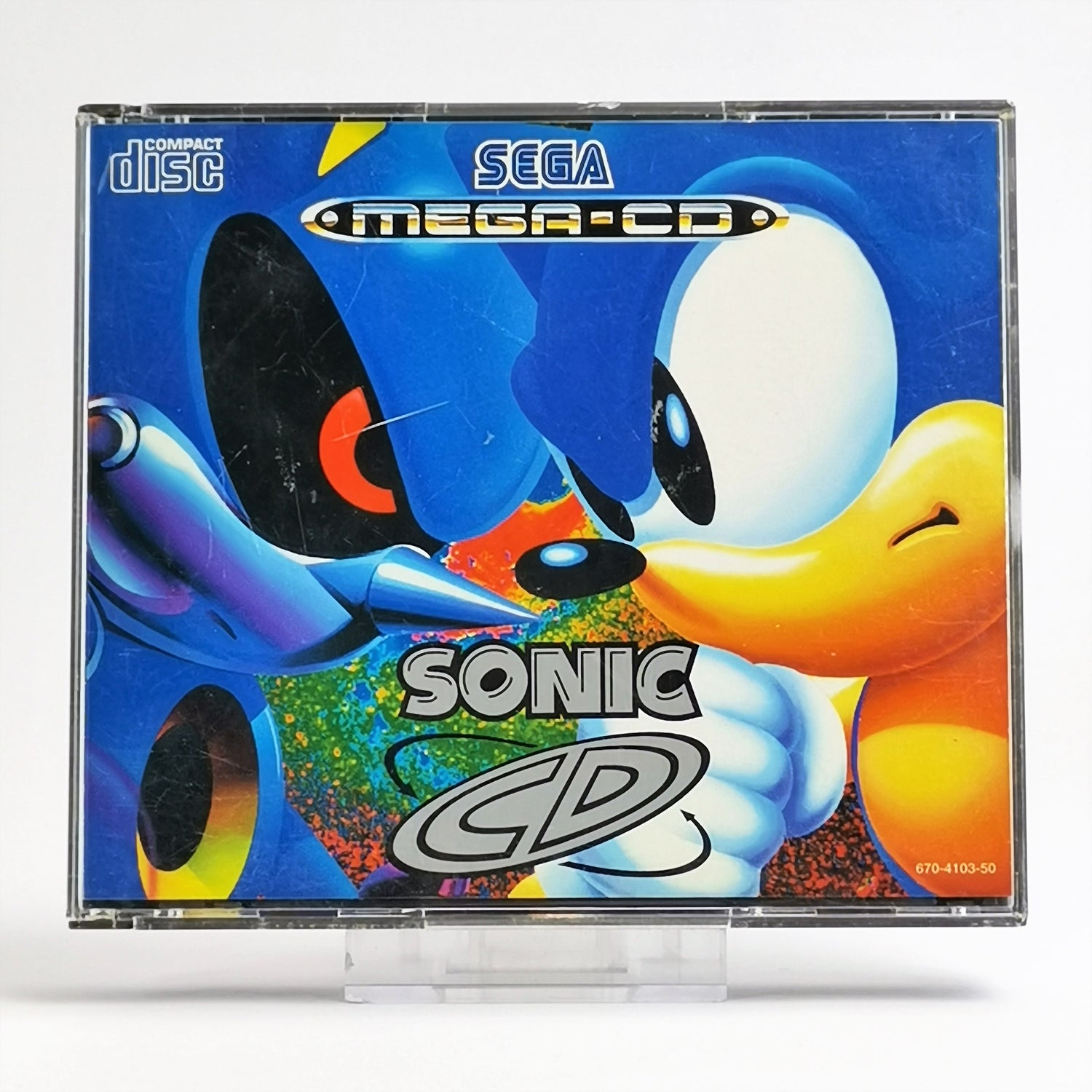 Sega Mega-CD Spiel : Sonic CD - OVP & Anleitung PAL Version | Disc System