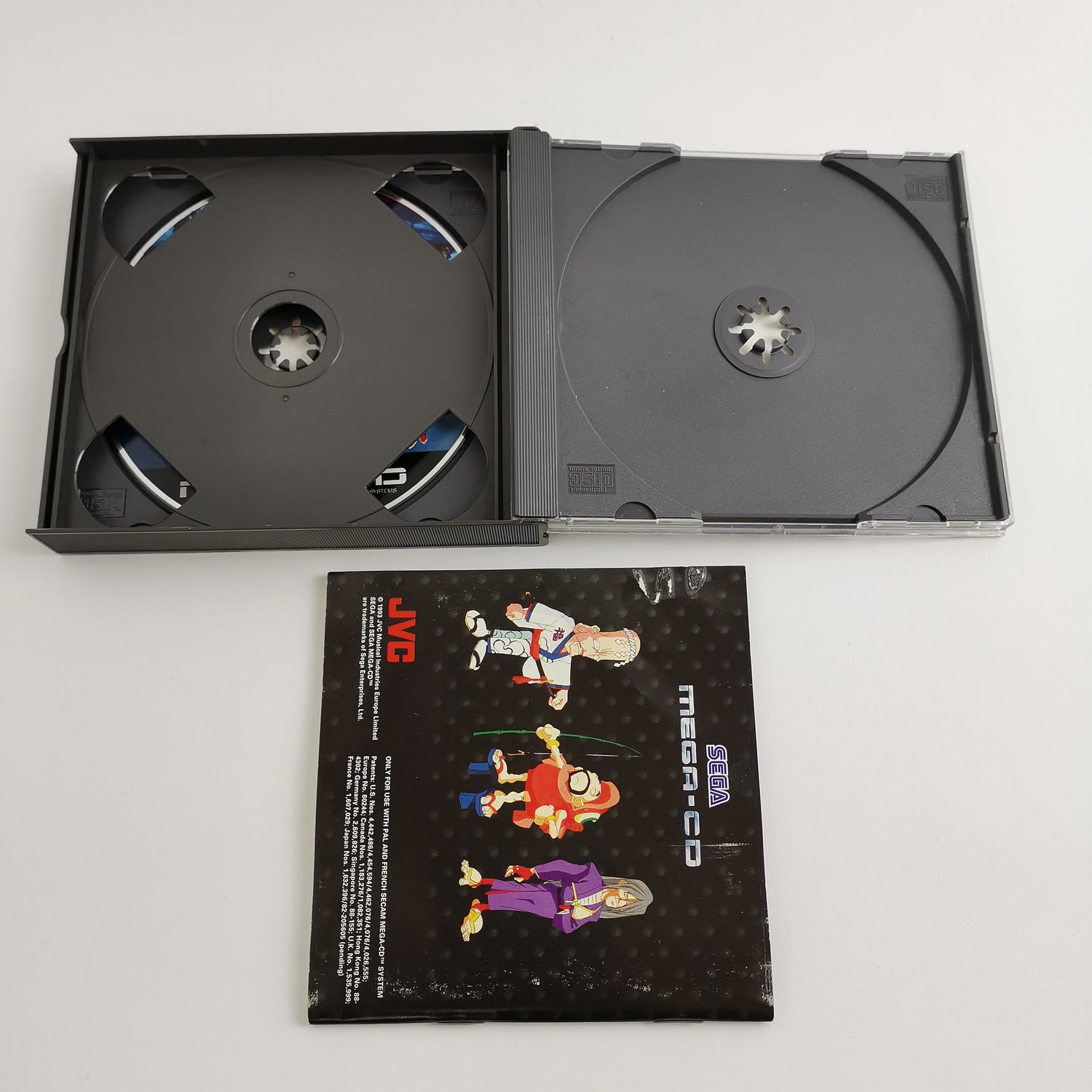 Sega Mega CD game: Keio Flying Squadron - original packaging & instructions PAL | MC disc system
