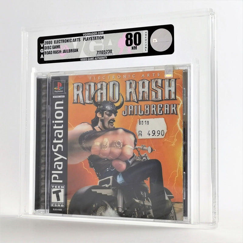 Sony Playstation 1 Spiel : Road Rash Jailbreak - SEALED USA | VGA 80 NM Archival