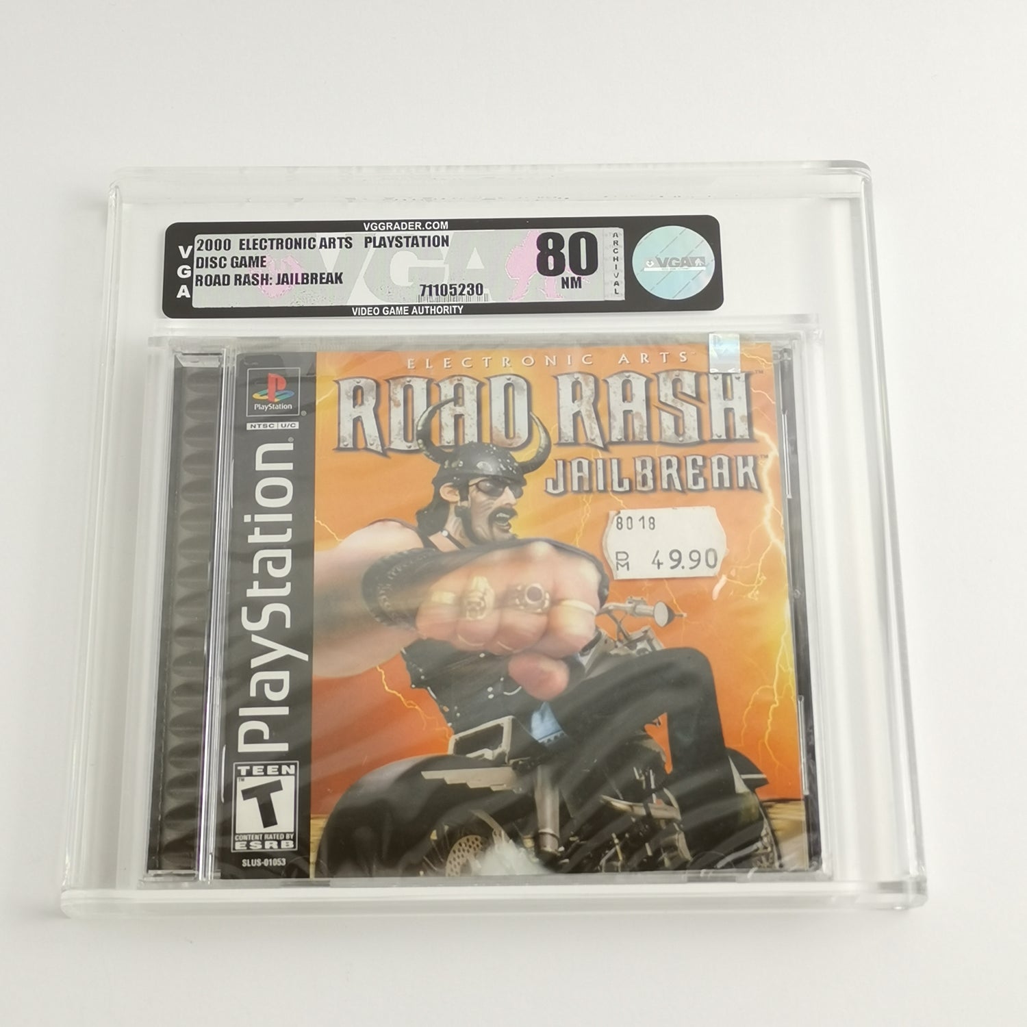 Sony Playstation 1 Spiel : Road Rash Jailbreak - SEALED USA | VGA 80 NM Archival