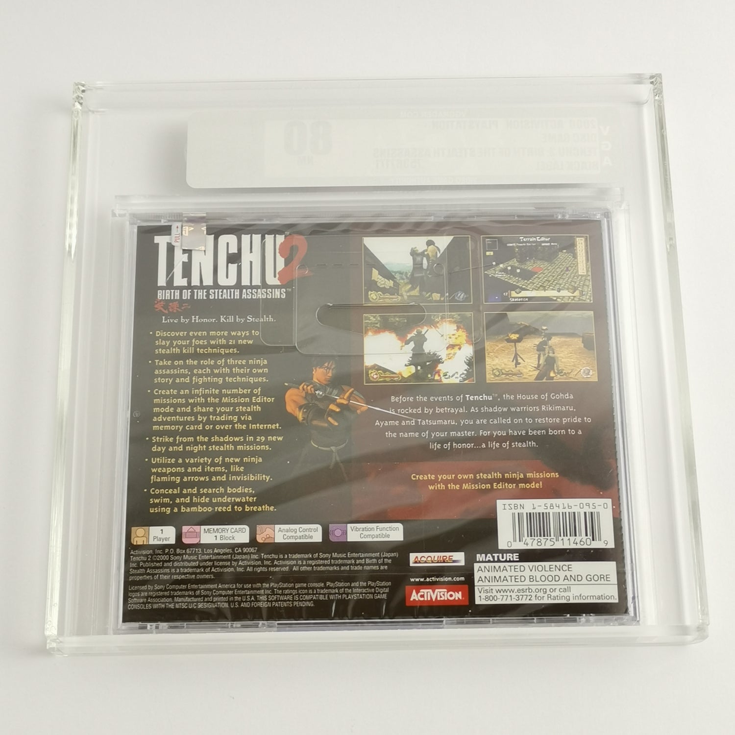 Sony Playstation 1 Spiel : Tenchu 2 Birth of The Stealth Assassins - VGA 80 NM