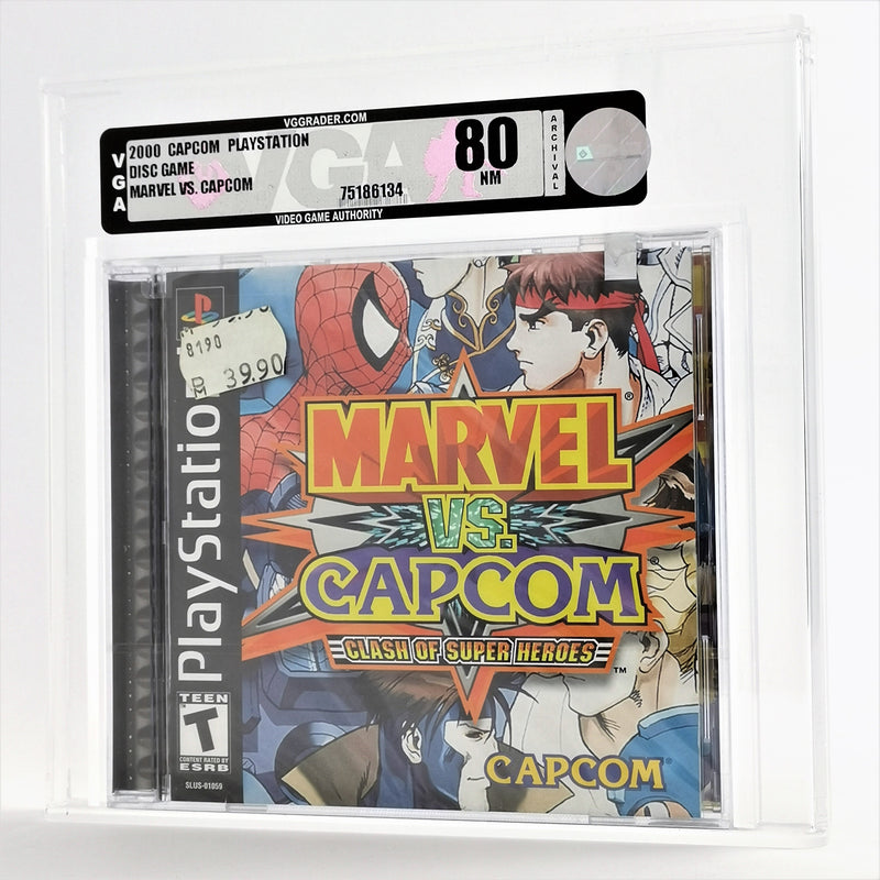 Sony Playstation 1 : Marvel VS. Capcom Clash of Super Heroes GRADING - VGA 80 NM