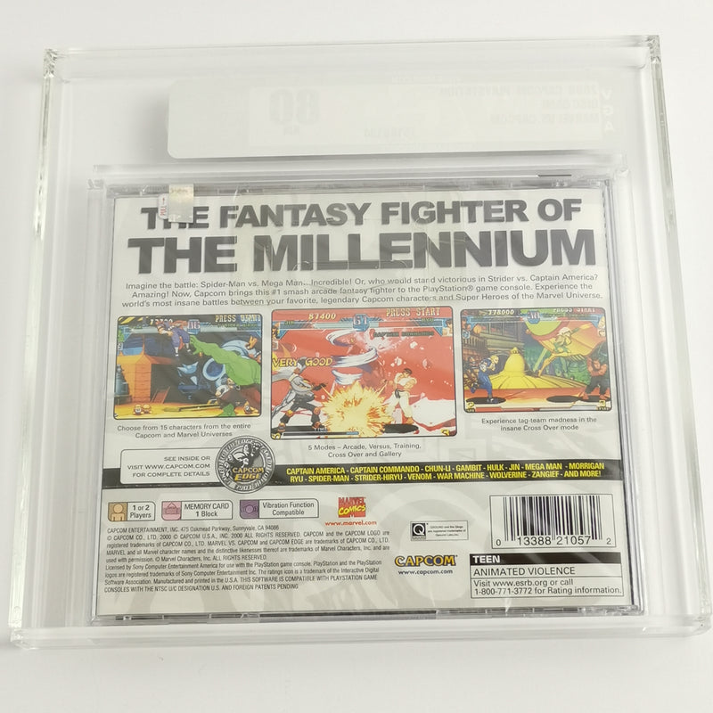 Sony Playstation 1 : Marvel VS. Capcom Clash of Super Heroes GRADING - VGA 80 NM
