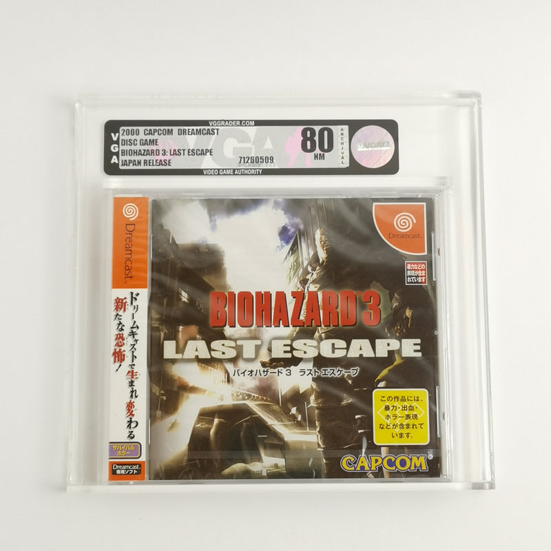 Sega Dreamcast Spiel : Biohazard 3 Last Escape - NEU SEALED | Grading VGA 80 NM