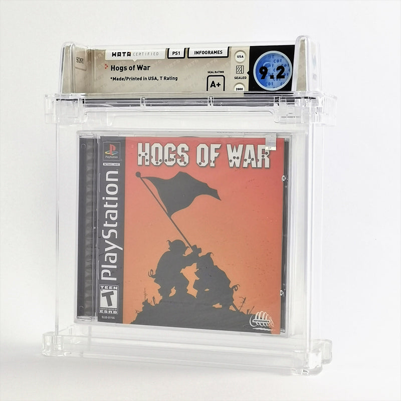 Sony Playstation 1 : Hogs of War - PS1 USA NEU SEALED | WATA Games 9.2 A+