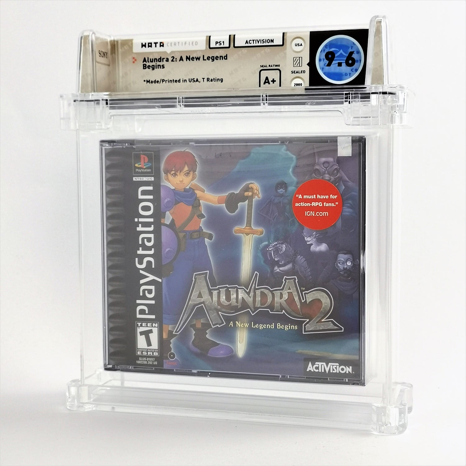 Sony Playstation 1 Game: Alundra 2 A New Legend Begins NEW | WATA Games 9.6 A+