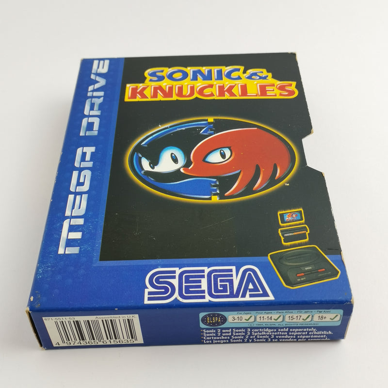 Sega Mega Drive Spiel : Sonic & Knuckles - OVP & Anleitung PAL | MD MegaDrive