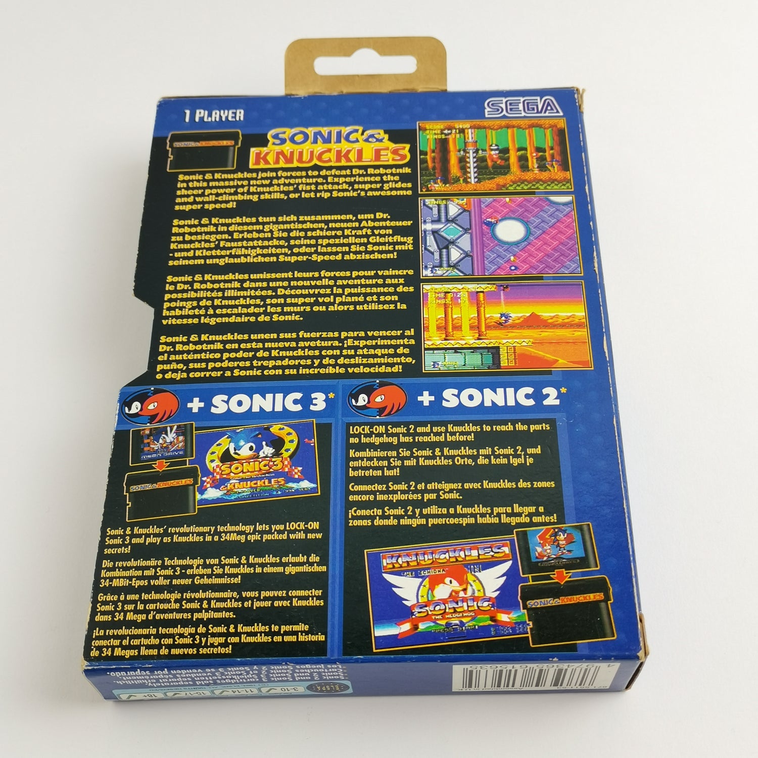 Sega Mega Drive Game: Sonic & Knuckles - OVP & Instructions PAL | MD MegaDrive