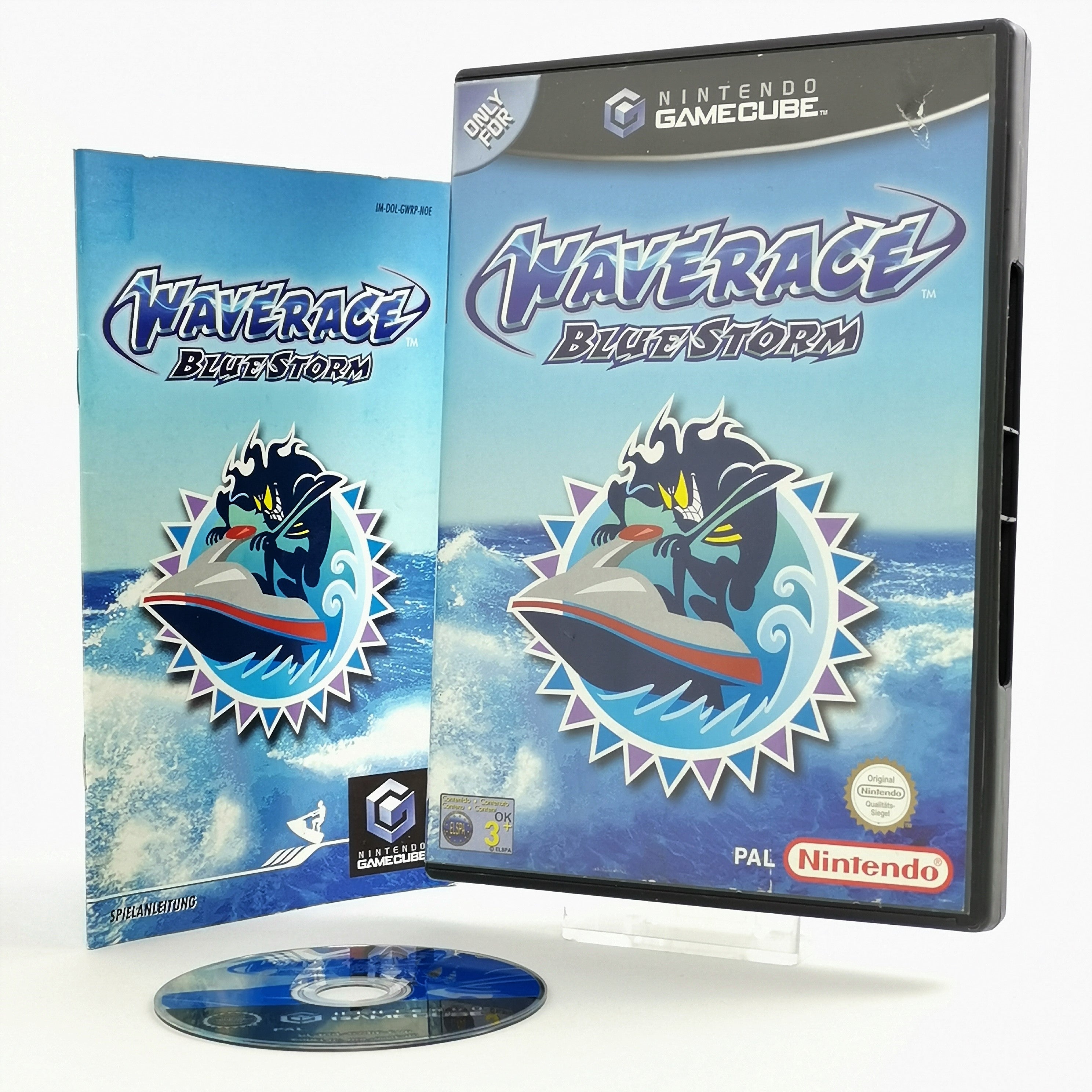 Nintendo Gamecube Spiel : Waverace Bluestorm - OVP & Anleitung PAL | GC