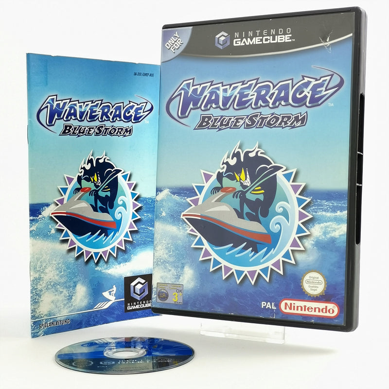 Nintendo Gamecube Game: Waverace Bluestorm - OVP &amp; Instructions PAL | GC