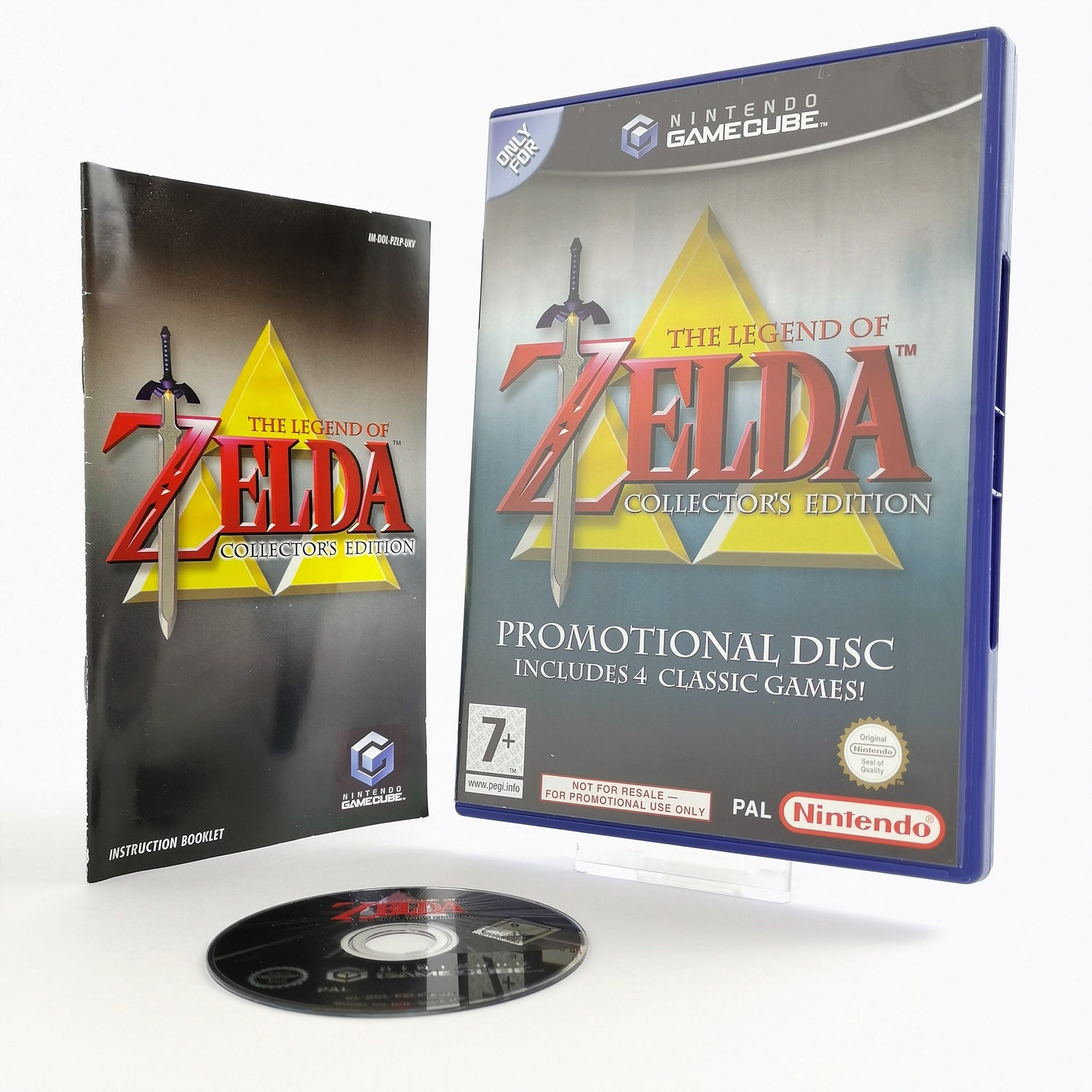 Nintendo Gamecube Spiel : The Legend of Zelda Collectors Edition - OVP Anleitung