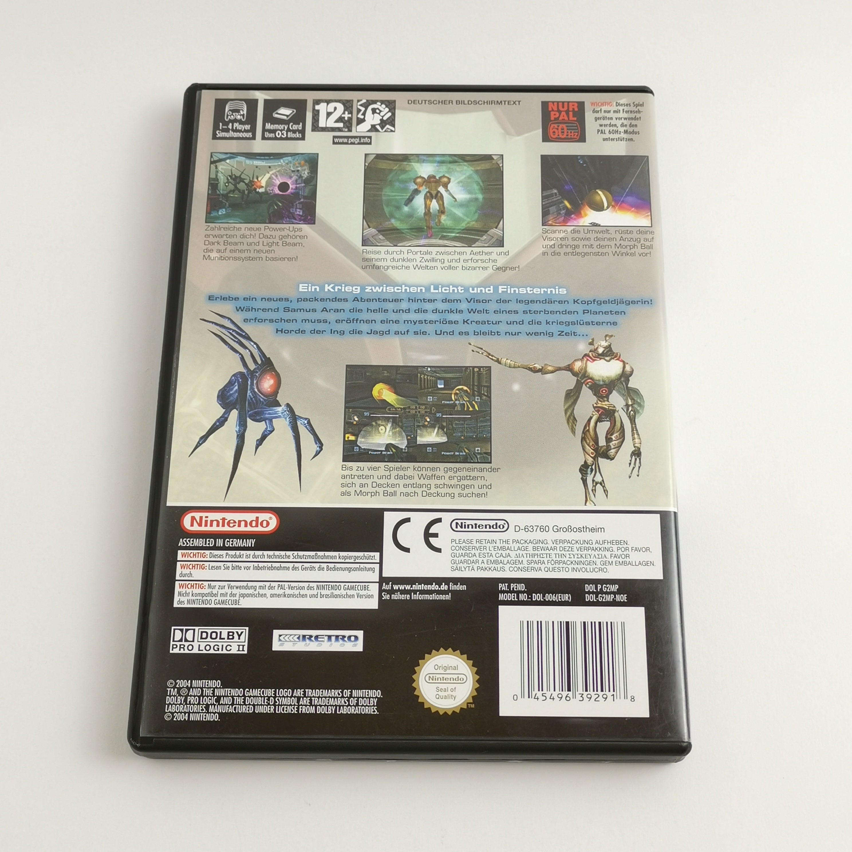 Nintendo Gamecube Spiel : Metroid Prime 2 Echoes - OVP & Anleitung PAL | GC