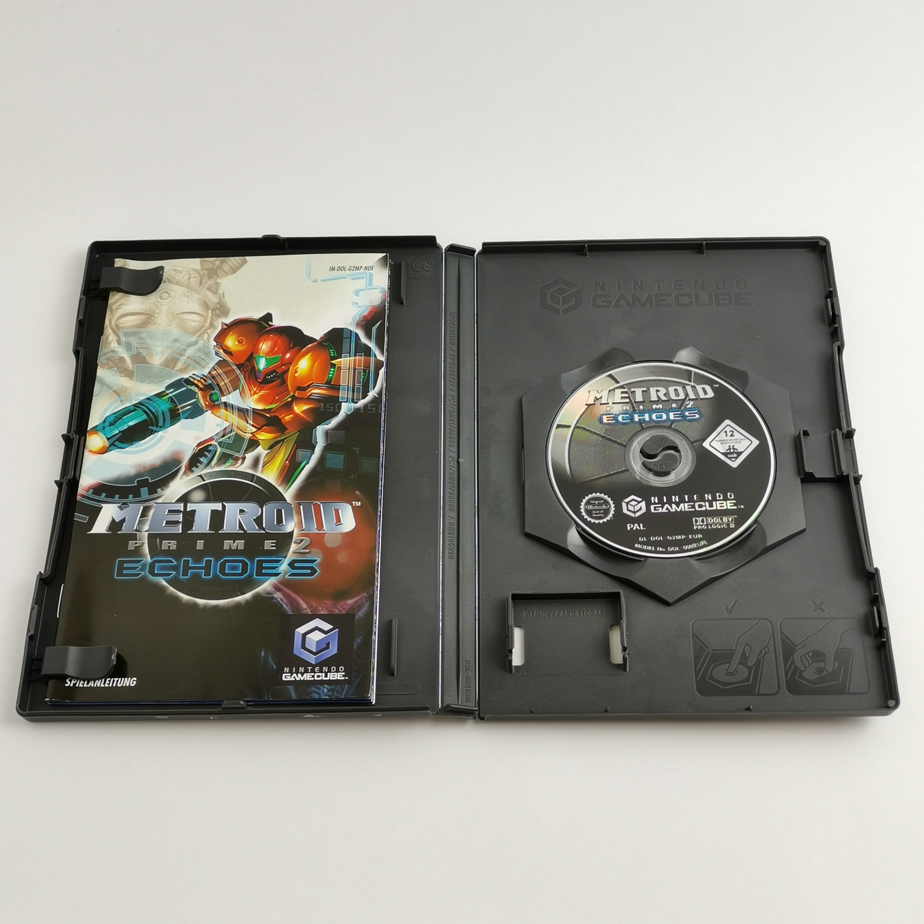 Nintendo Gamecube Spiel : Metroid Prime 2 Echoes - OVP & Anleitung PAL | GC