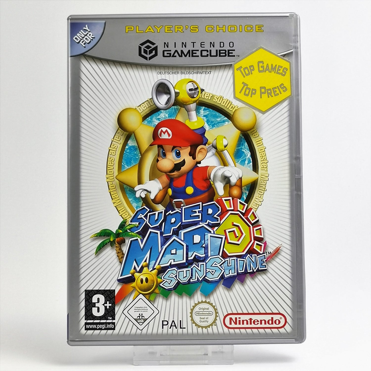 Nintendo Gamecube Game: Super Mario Sunshine - OVP & Instructions PAL | GC Disc