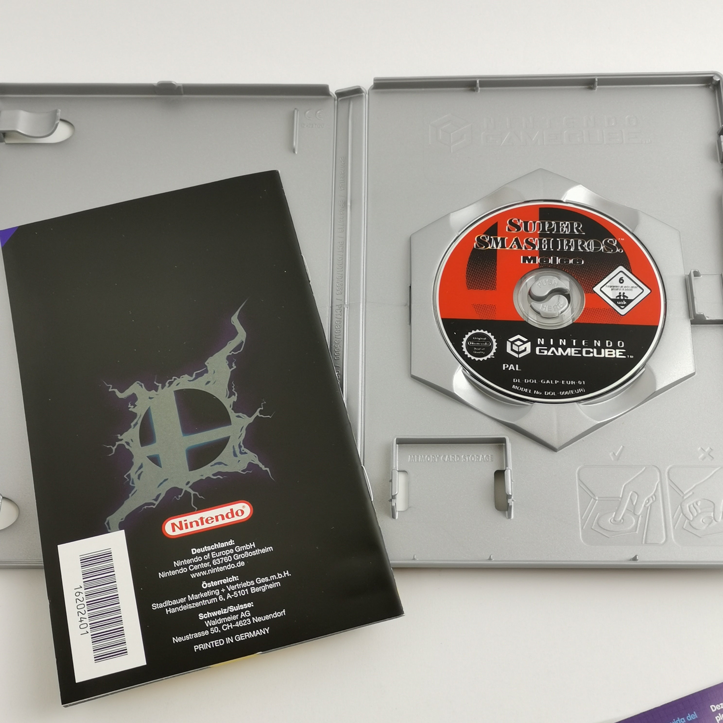 Nintendo Gamecube Spiele : Super Smash Bros. Melee & Mario Party 5 - OVP GC PAL