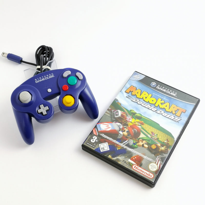 Nintendo Gamecube Spiel : Mario Kart Double Dash + Purple Controller - OVP PAL