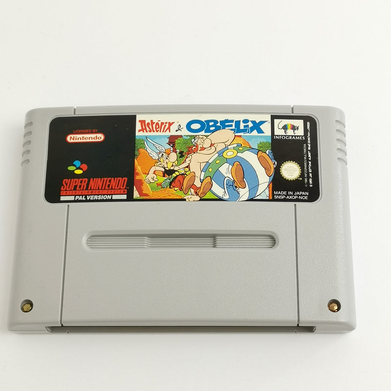 Super Nintendo Spiele Bundle : Super Mario World & Asterix & Obelix - SNES Modul