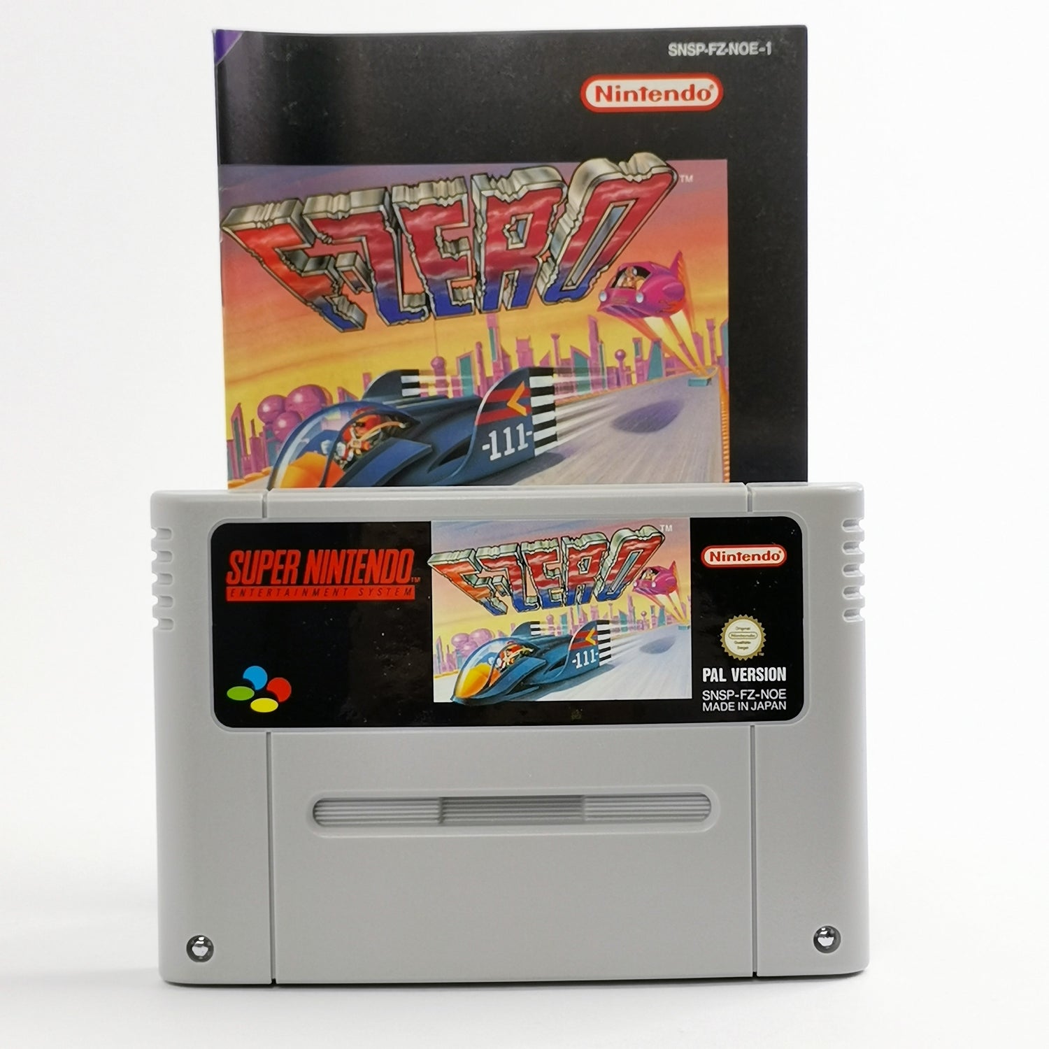 Super Nintendo Game: F-Zero + Instructions - Module / Cartridge | SNES PAL NOE