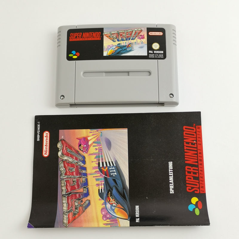 Super Nintendo Game: F-Zero + Instructions - Module / Cartridge | SNES PAL NOE