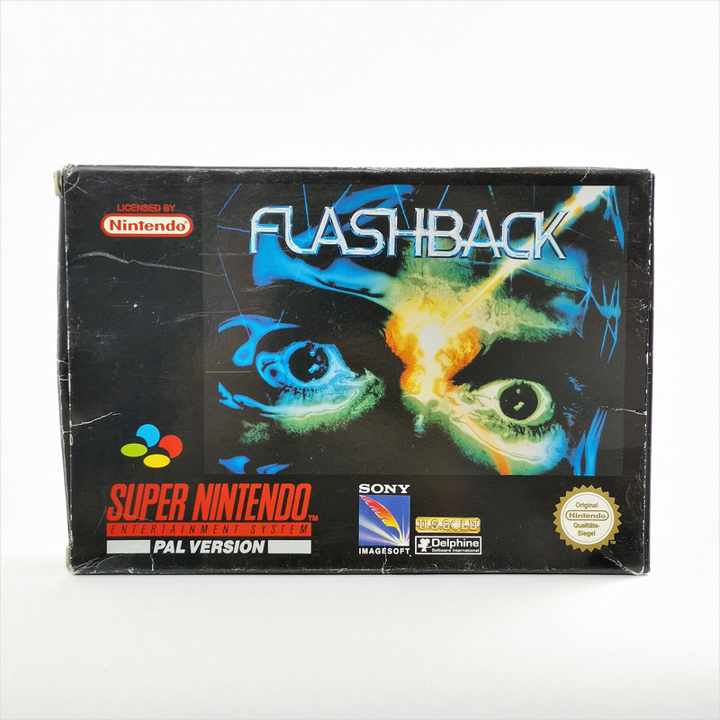 Super Nintendo Spiel : Flashback - OVP & Anleitung PAL NOE | SNES 16 Bit