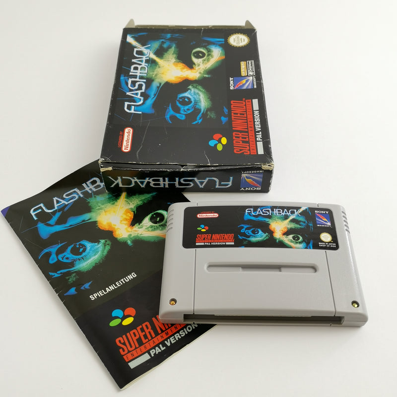 Super Nintendo Spiel : Flashback - OVP & Anleitung PAL NOE | SNES 16 Bit