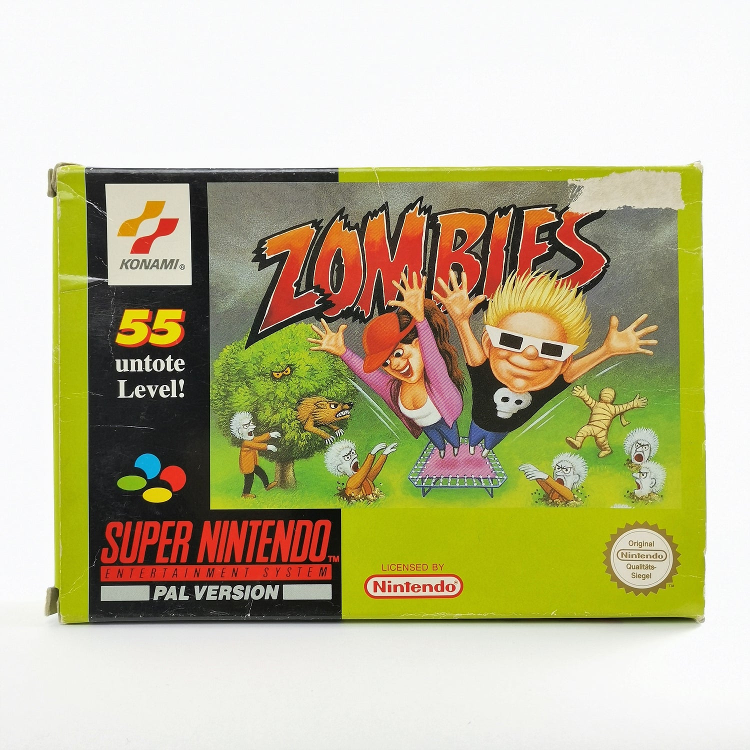 Super Nintendo Spiel : Zombies - OVP Ohne Inlay & Anleitung PAL NOE | SNES