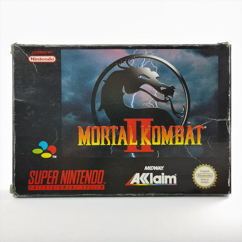 Super Nintendo Spiel : Mortal Kombat II 2 - OVP Ohne Anleitung PAL NOE | SNES