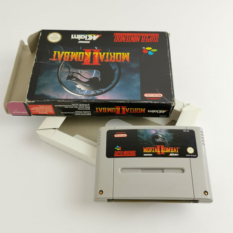 Super Nintendo Spiel : Mortal Kombat II 2 - OVP Ohne Anleitung PAL NOE | SNES