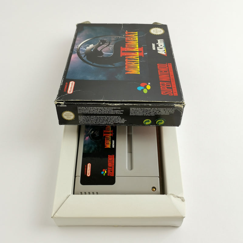Super Nintendo Spiel : Mortal Kombat II 2 - OVP Ohne Anleitung PAL NOE | SNES