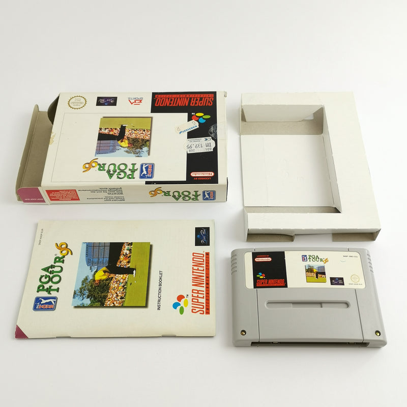 Super Nintendo Spiel : PGA Tour 96 - OVP & Anleitung PAL EUR | SNES Golf 16 Bit